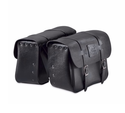 Express Rider Large Capacity Leather Saddlebags